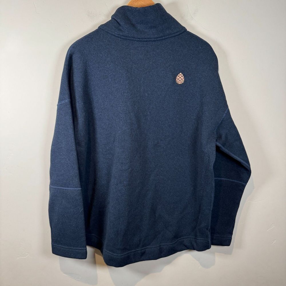 Stio Sherpa Fleece 1/4 Quarter Zip Pullover‎ Women Size Large Blue Fleece Casual - Picture 2 of 11